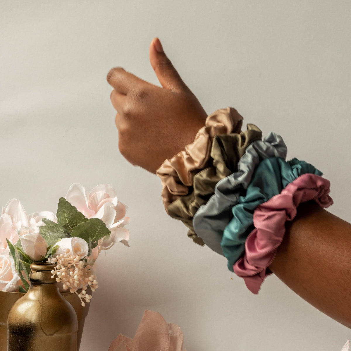 Satin Scrunchies - Shouts Naturals
